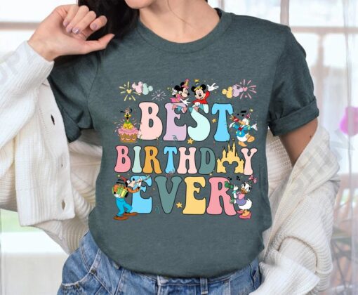 Disney Mickey and Friends Best Birthday Ever shirt