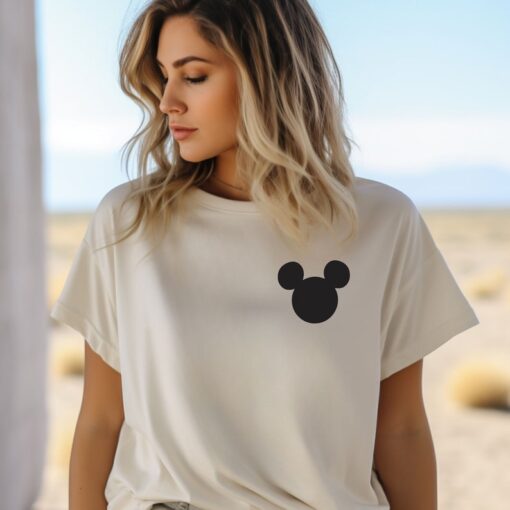 Disney Pocket Mickey Head Shirt, Mickey Ear T-Shirt