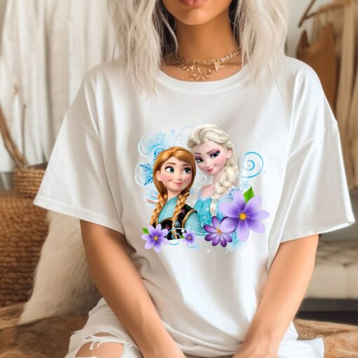 Comfort Colors® Disney Frozen Sisters Shirt, Elsa And Anna T-Shirt