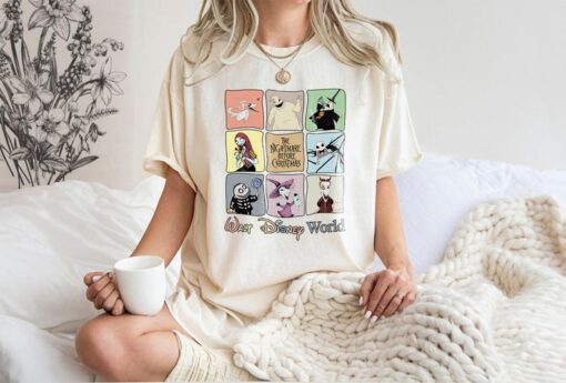 Comfort Colors® The Nightmare Before Christmas Characters Shirt