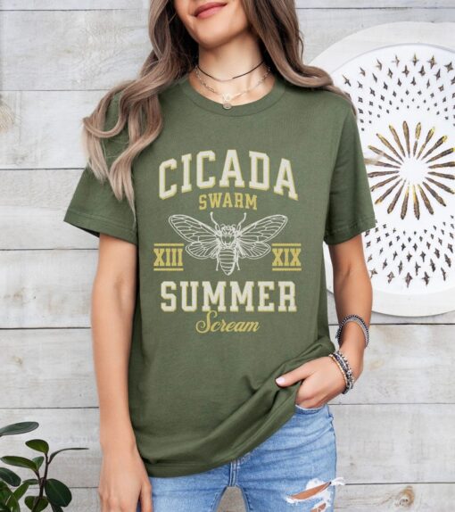 Cicada Shirt, 2024 Year of the Cicadas Graphic Shirt, Insect Lover Tee