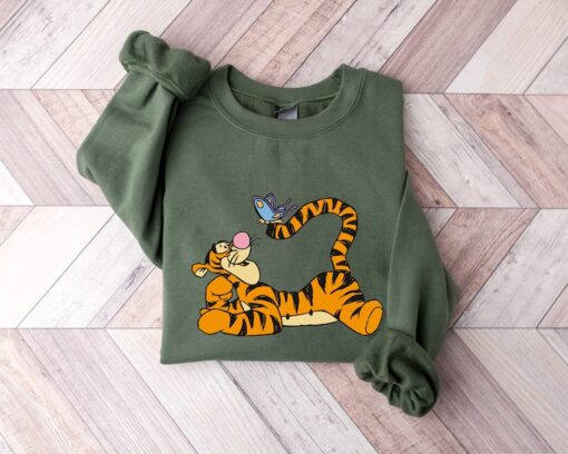 Disney Tigger with Butterfly Shirt, Winnie The Pooh T-Shirt