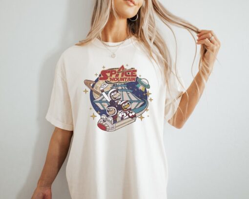 Space Mountain Comfort Colors Shirt | Retro Magic Kingdom Tee