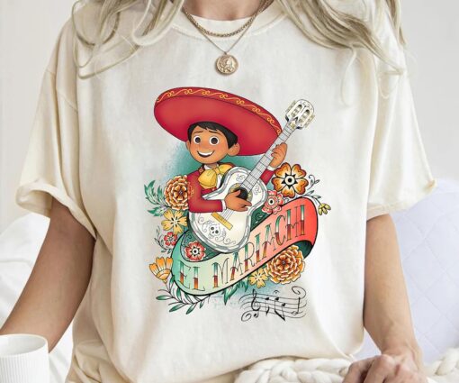 Disney Pixar Coco Miguel El Mariachi Tshirt, Disney Coco Miguel Shirt