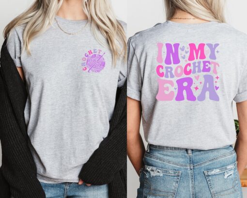 In My Crochet Era Shirt, Crochet Lover Shirt, Knitting Shirt