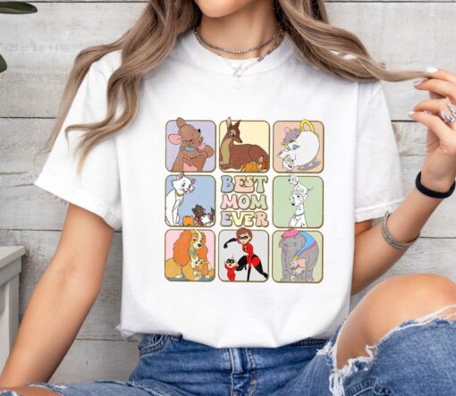 Disney Best Mom Ever Shirt, Disney Mom Characters Tee