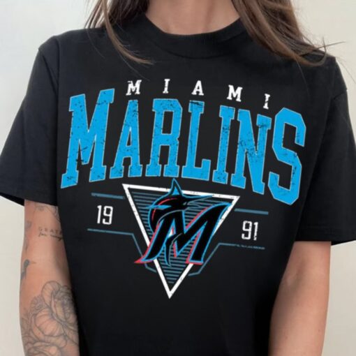 Vintage 90s Miami Shirt, Miami Baseball Shirt, Marlins Baseball Shirt