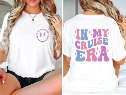 In My Cruise Era Shirt, Funny Vacation Tee, Retro Cruise Gift