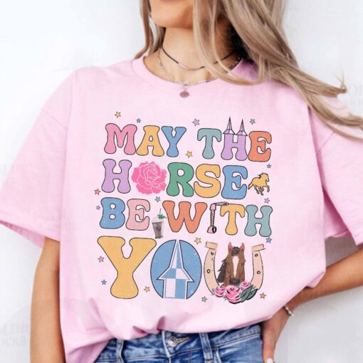 Groovy Horse Racing Kentucky Derby Shirt