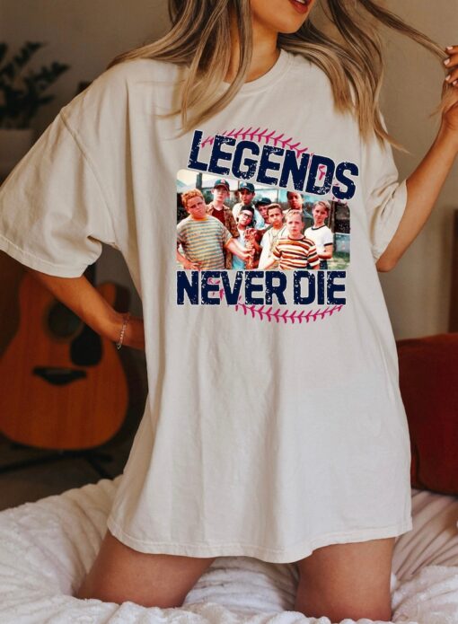 Sandlot Baseball Shirt, Legends Never Die