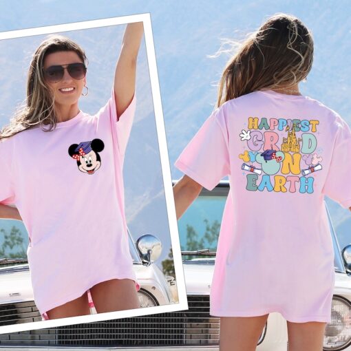 Comfort Colors® Minnie Graduation Shirt, Happiest Grad Shirt