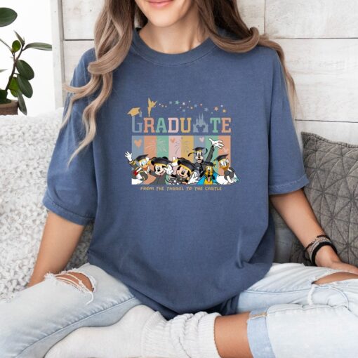 Comfort Colors® Mickey And Co Graduate Shirt, Disney Senior Shirt