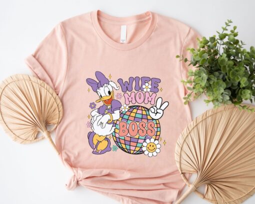 Disney Daisy Wife Mom Boss Shirt, Wife Mom Boss Shirt, Daisy Mom Shirt