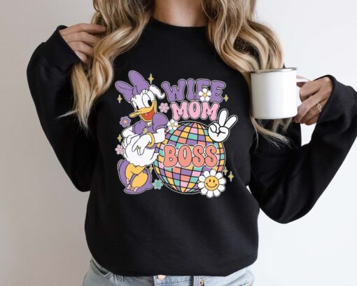 Disney Daisy Wife Mom Boss Shirt, Wife Mom Boss Shirt, Daisy Mom Shirt