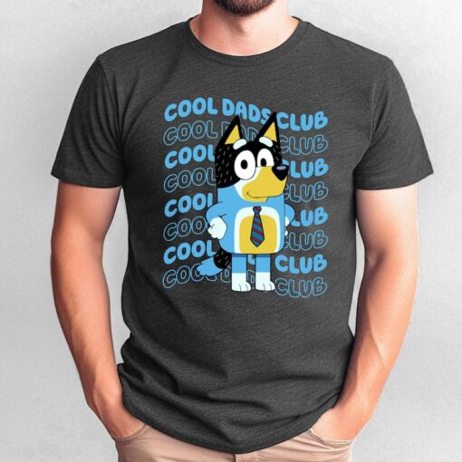 Blue Cool Dads Club T-Shirt, Blue Father's Day Shirt