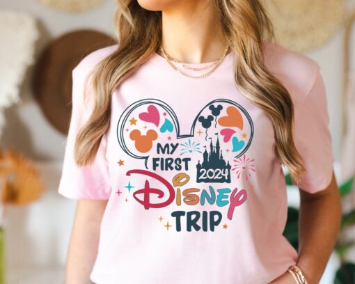 My First Disney Trip 2024 Shirt, Disneyland My First Trip Shirt