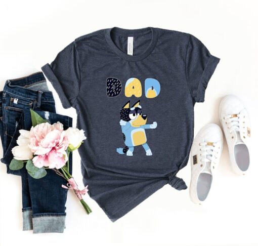 Bluey Dad Shirt, Bluey Family Shirt, Bluey Birthday Party Shirt