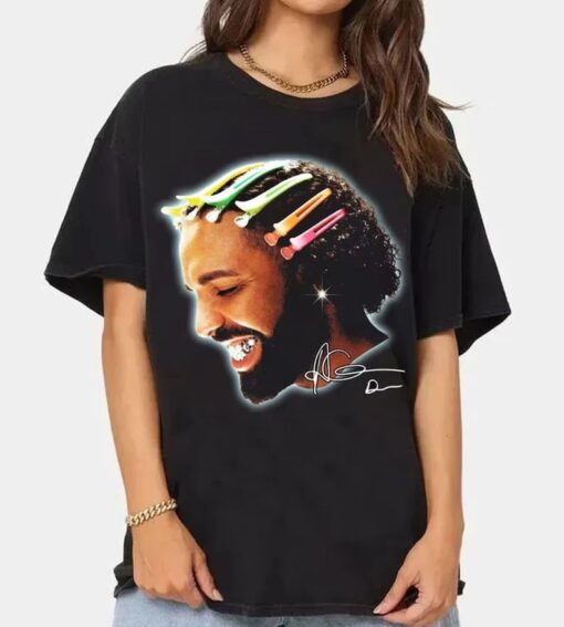 Vintage Dr@ke Hair Clips Signature T-Shirt