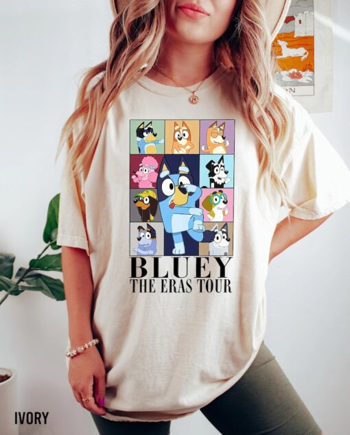 Bluey The Eras Tour Shirt, Bluey Family Shirt, Bluey Eras Tour Shirt