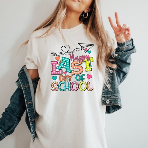 Comfort Colors® I Love You All Shirt, Happy Last Day Of School Shirt