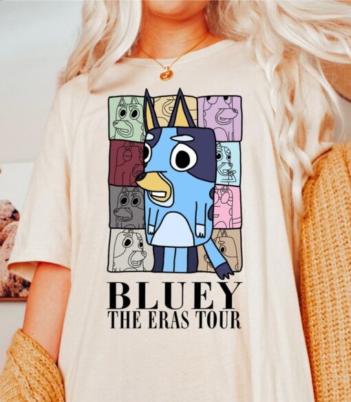 Bluey Eras Tour Shirt, Bluey Family Shirt, Bluey The Eras Tour Shirt