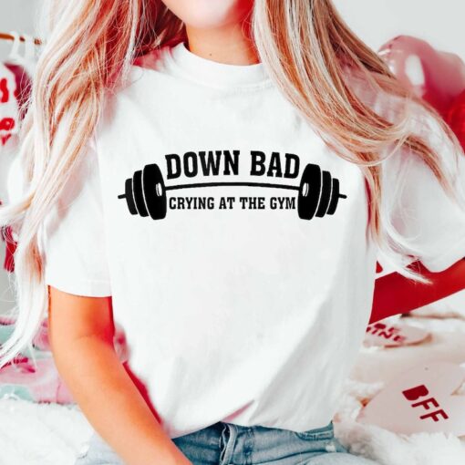 Down Bad Crying at the Gym Shirt, Crying at the Gym Shirt, TTPD Gift