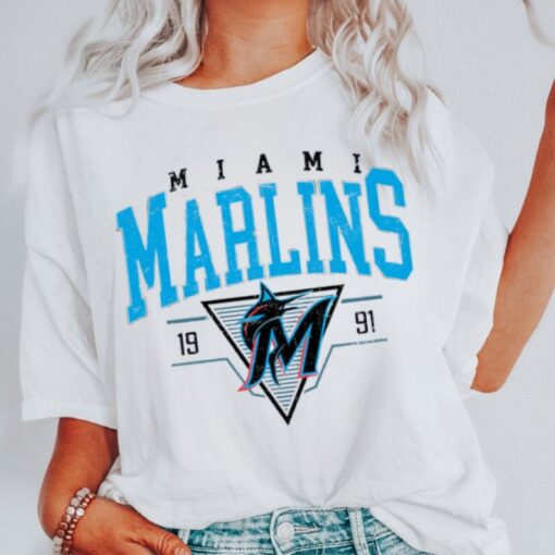 Vintage 90s Miami Shirt, Miami Baseball Shirt, Marlins Baseball Shirt