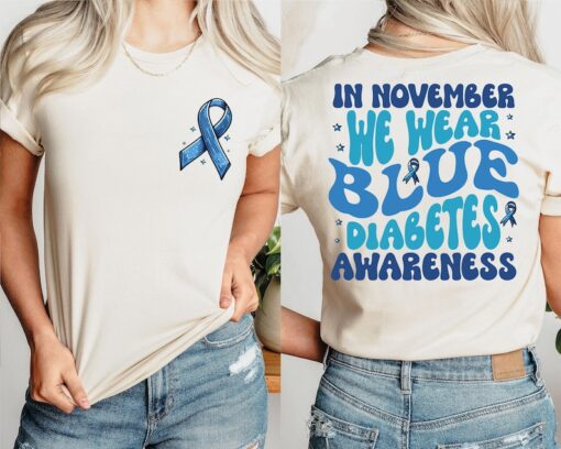 In November We Wear Blue Shirt, Diabetes Awareness Shirt