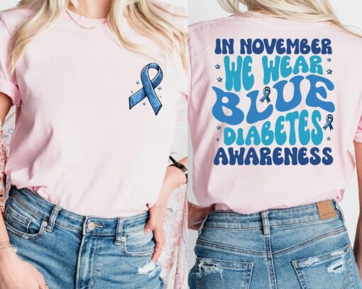 In November We Wear Blue Shirt, Diabetes Awareness Shirt