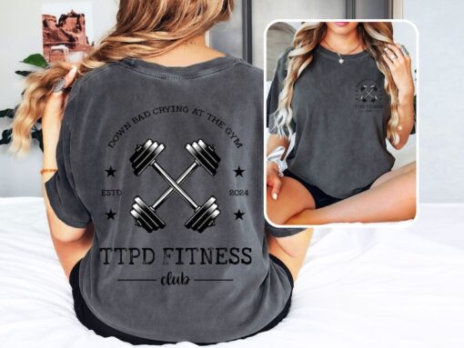 Down Bad Shirt, TTPD Fitness, Comfort Colors® Swiftie Shirt