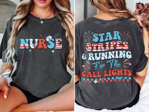 4th July Nurse Comfort Colors Shirt