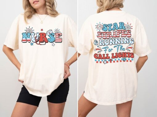 4th July Nurse Comfort Colors Shirt