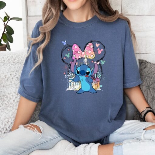 Comfort Colors® Disney Stitch Shirt, Minnie Stitch Shirt