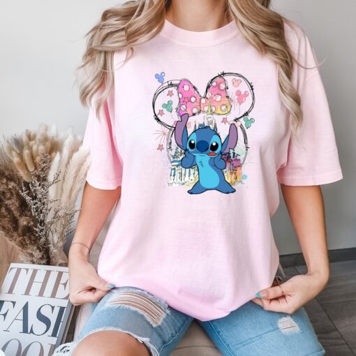 Comfort Colors® Disney Stitch Shirt, Minnie Stitch Shirt