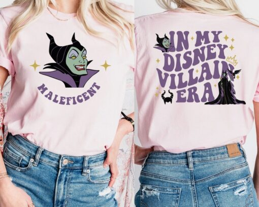 In My Disney Villain Era Shirt, Maleficent T-Shirt, Evil Queen Tee