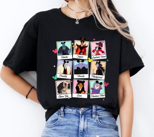 Retro 90s Disney Villains Bad Girls Bad Guys Shirt