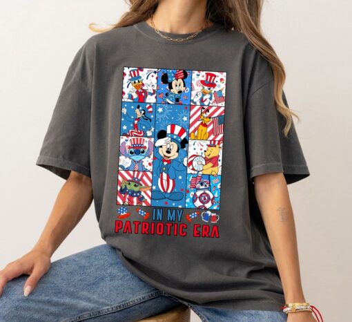 In My Patriotic Era Disney Mickey Mouse & Friends 4th Of July Retro Sh