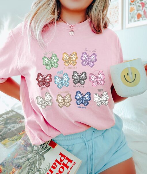 Comfort Colors® Swiftie Shirt, Album Butterfly Shirt