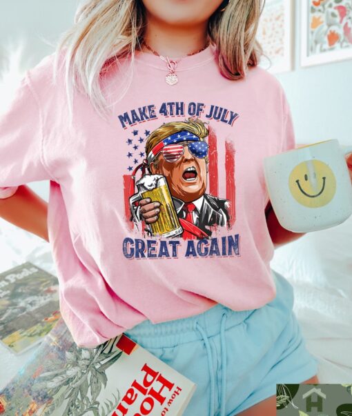 Make 4th Of July Great Again, Women 4th of July Shirt