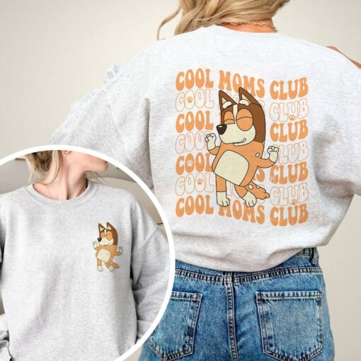 Bluey Cool Mom Club Shirt, Bluey Cool Mom Sweater