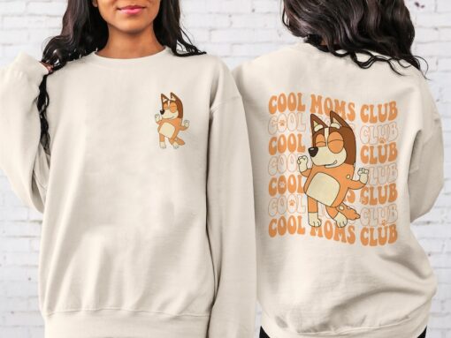 Bluey Cool Mom Club Shirt, Bluey Cool Mom Sweater