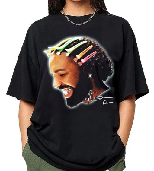 Vintage Dr@ke Hair Clips Signature T-Shirt