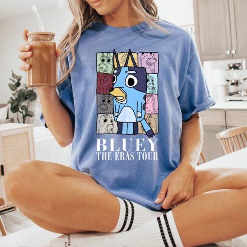 Bluey Eras Tour Shirt, Bluey Family Shirt, Bluey The Eras Tour Shirt