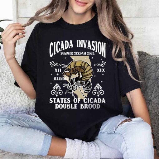 The Cicada Invasion 2024 Shirt, U.S Summer Scream 2024 Shirt