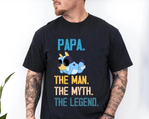 Bluey Dad Shirt, The Man The Myth The Legend Shirt