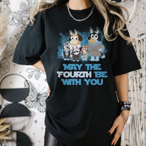 Bluey May The 4th Be With You Shirt, Bluey Shirt