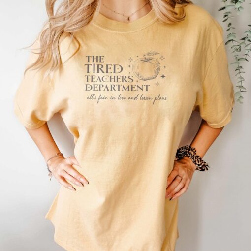 The Tired Teachers Department Shirt