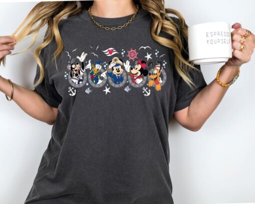 Disney Cruise Trip Shirt, Mickey Friends Cruise Crew Shirt