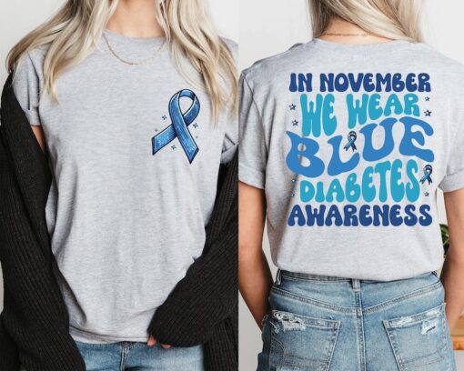 In November We Wear Blue Shirt, Diabetes Awareness Shirt