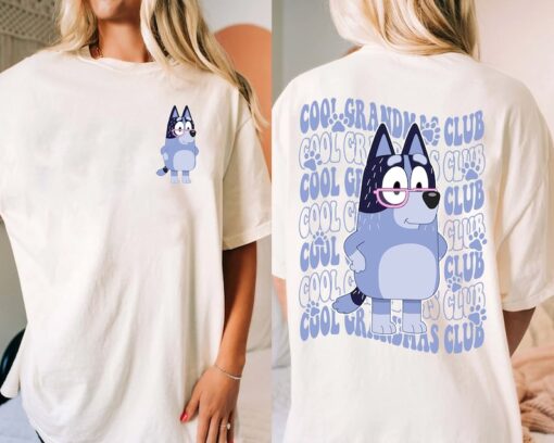 Cool Bluey Grandma Club| | Birthday Gift| Bluey Grandma Shirt